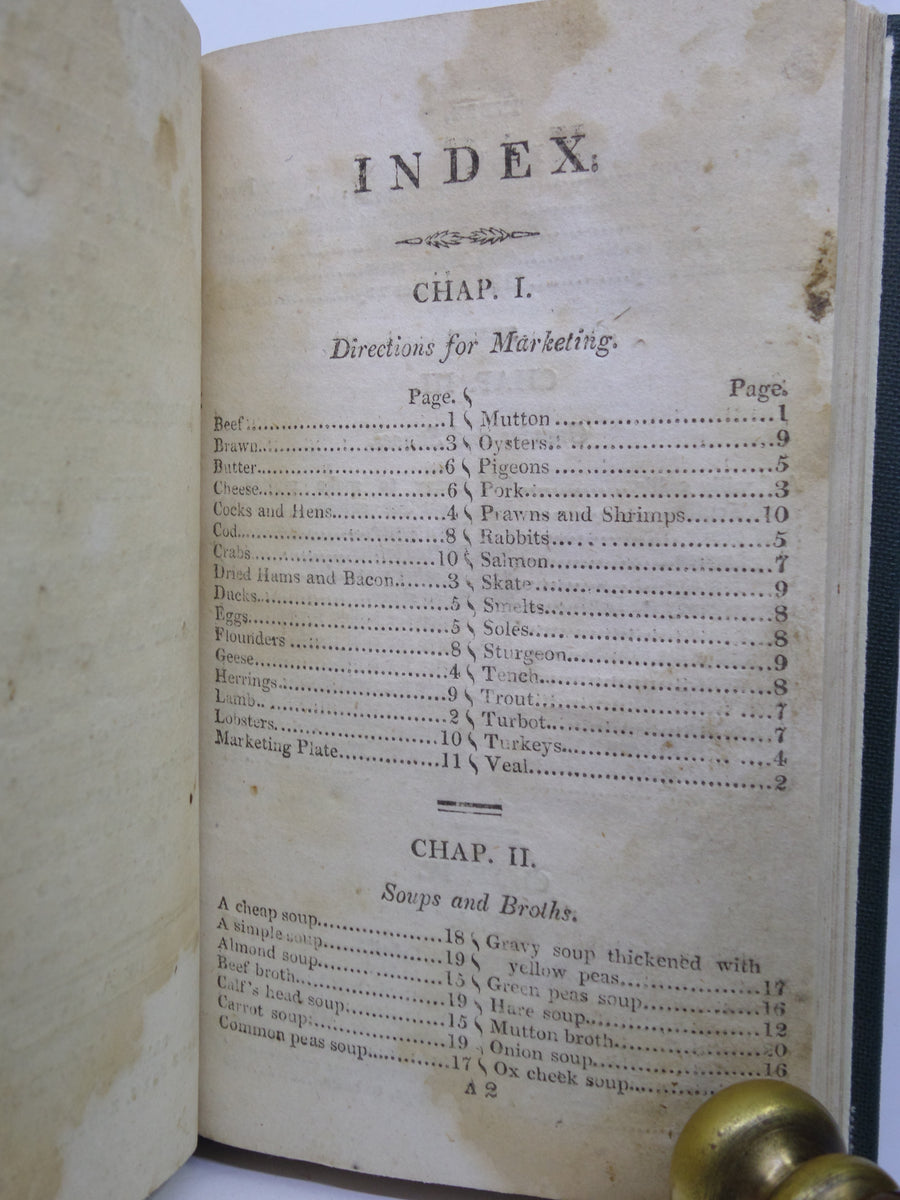 RAFFOLD'S COOKERY IMPROVED BEING A COMPLETE FAMILY COOK HOUSEKEEPER'S ...