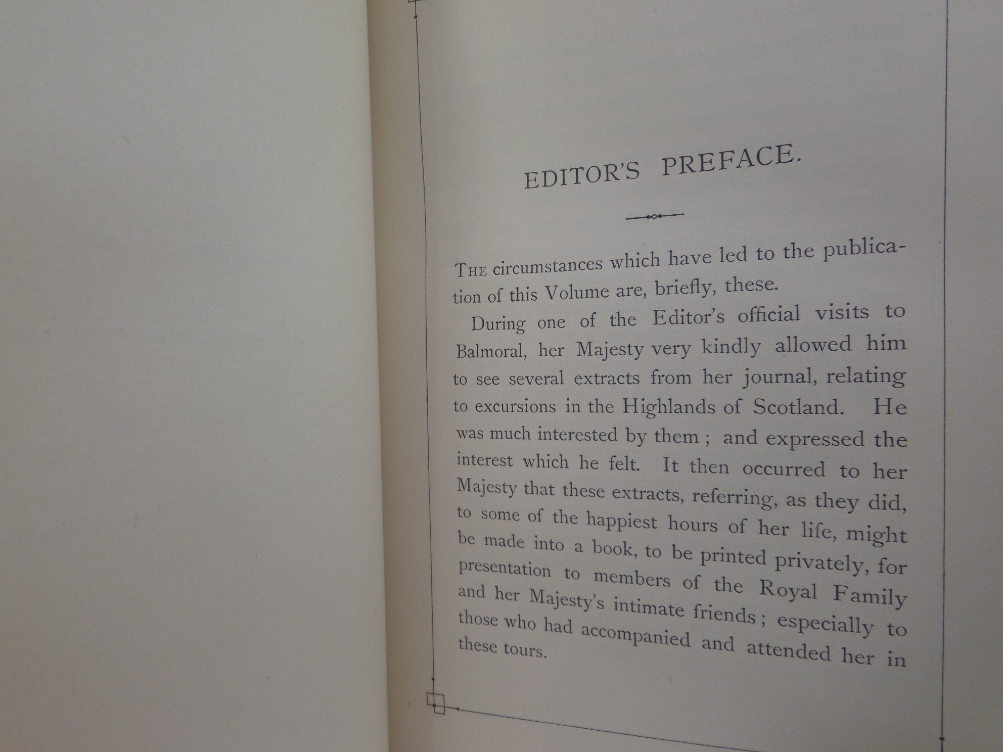 LEAVES FROM THE JOURNAL OF OUR LIFE IN THE HIGHLANDS BY QUEEN VICTORIA 1868 FIRST EDITION