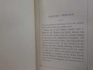 LEAVES FROM THE JOURNAL OF OUR LIFE IN THE HIGHLANDS BY QUEEN VICTORIA 1868 FIRST EDITION