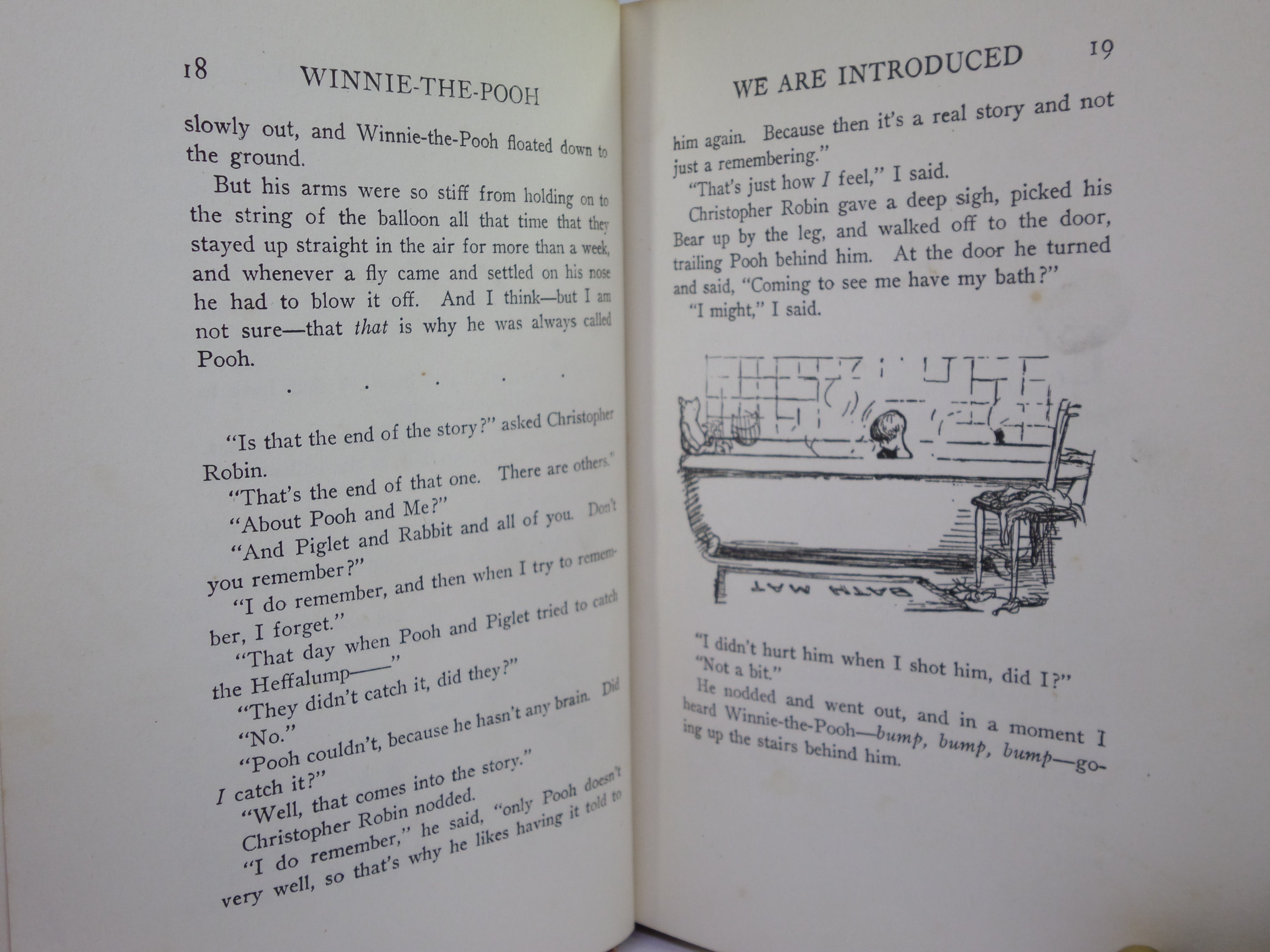 WINNIE-THE-POOH BY A. A. MILNE 1925 FIRST CANADIAN EDITION