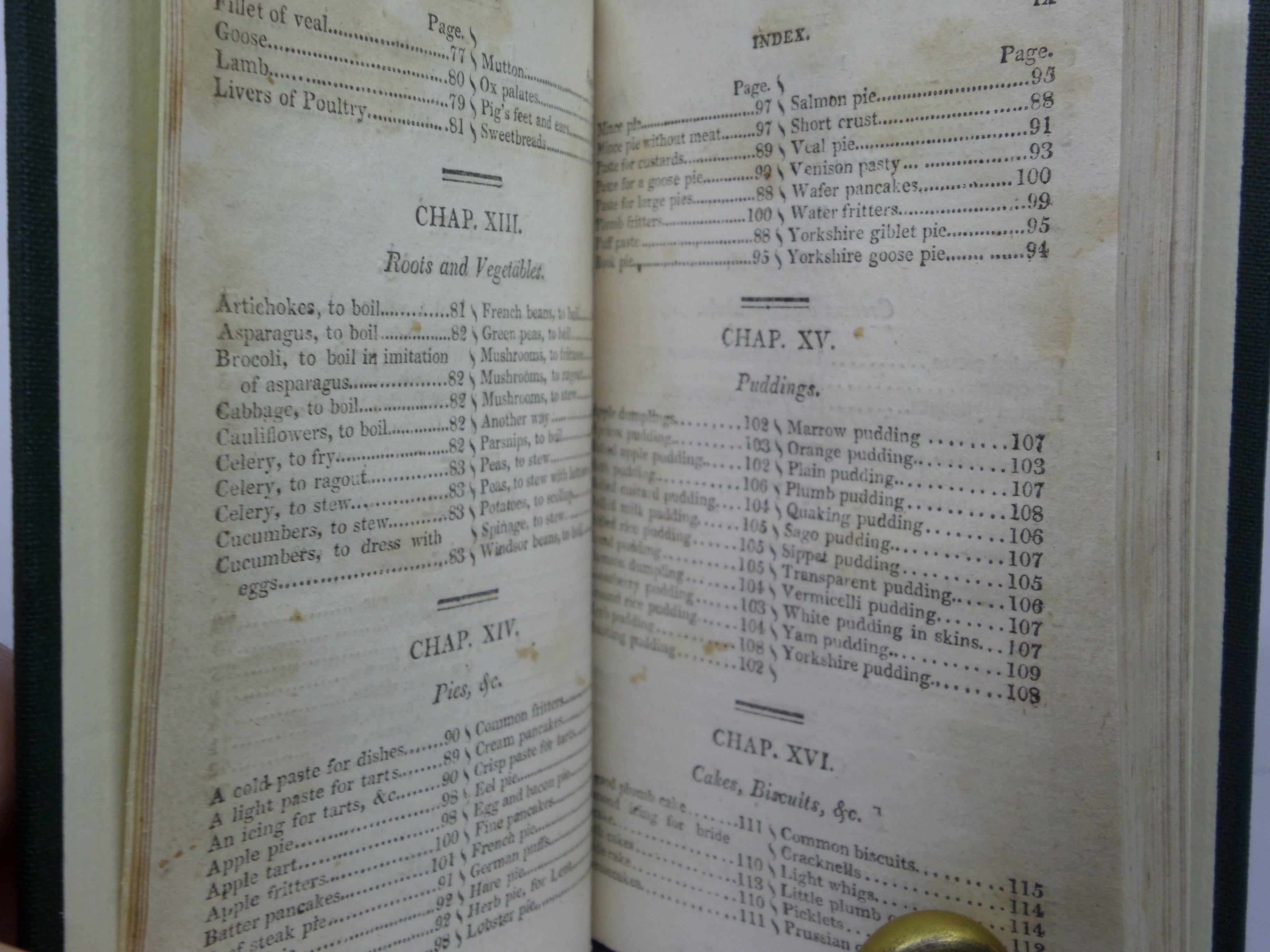 RAFFOLD'S COOKERY IMPROVED BEING A COMPLETE FAMILY COOK HOUSEKEEPER'S ASSISTANT