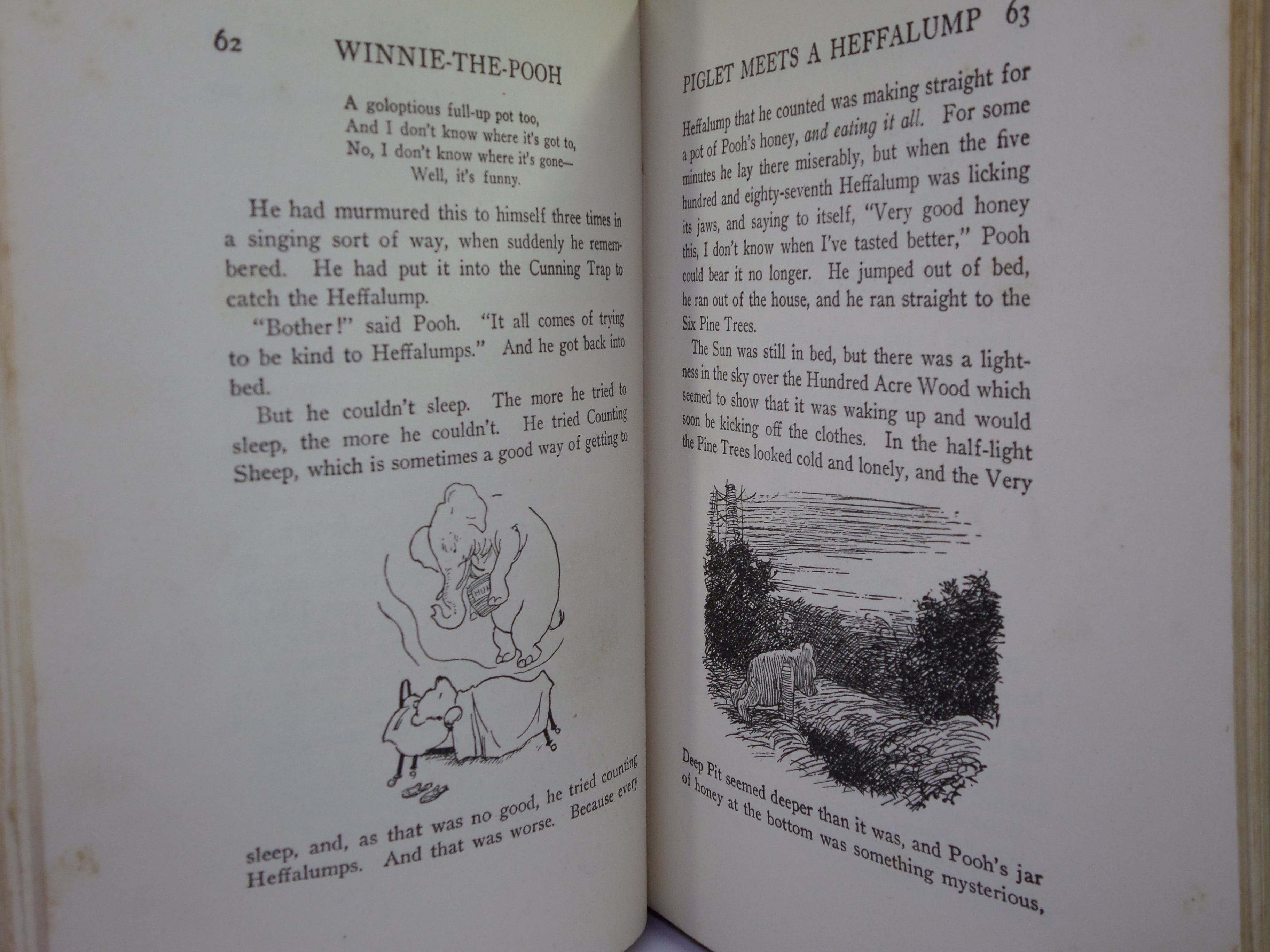 WINNIE-THE-POOH BY A. A. MILNE 1925 FIRST CANADIAN EDITION