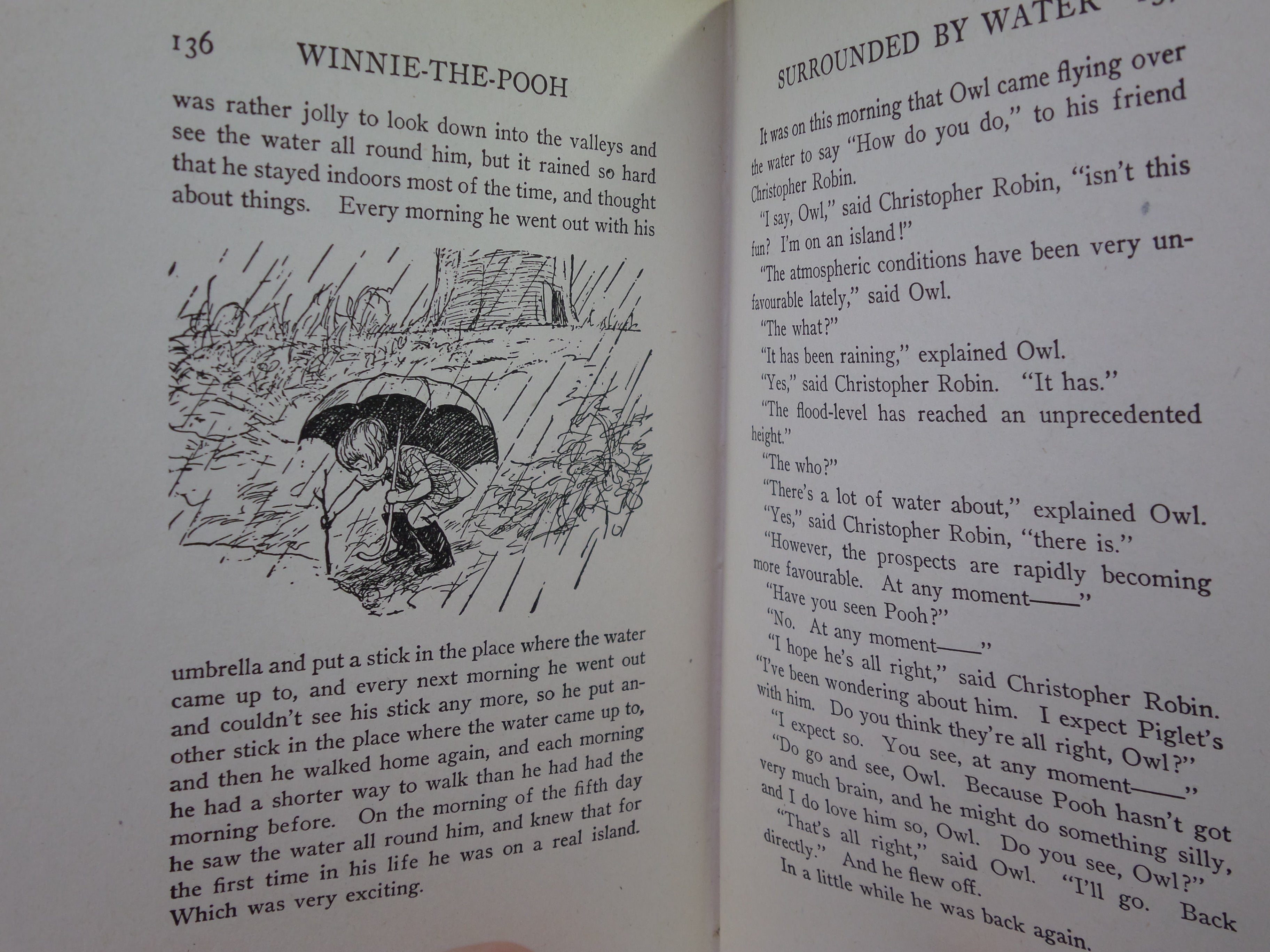 WINNIE-THE-POOH BY A. A. MILNE 1925 FIRST CANADIAN EDITION