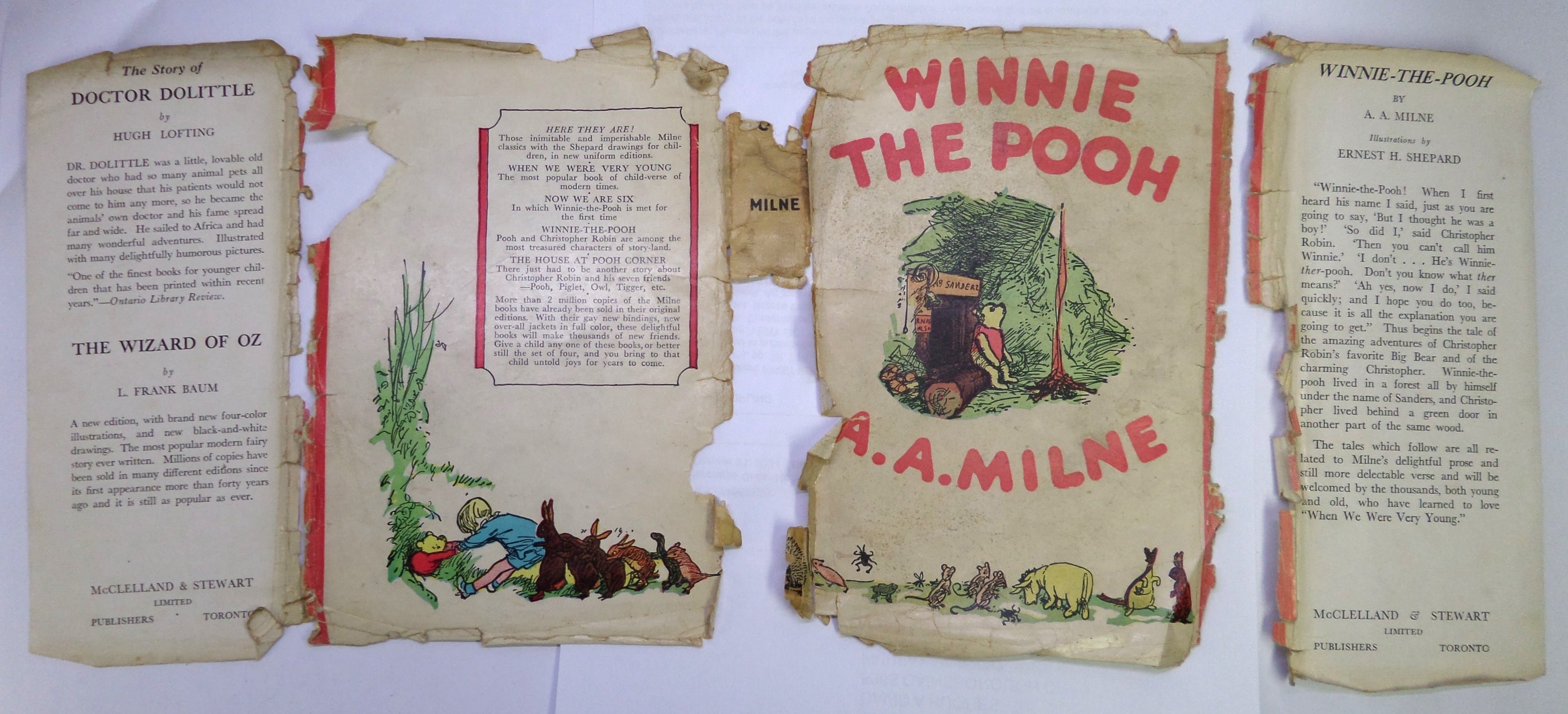 WINNIE-THE-POOH BY A. A. MILNE 1925 FIRST CANADIAN EDITION