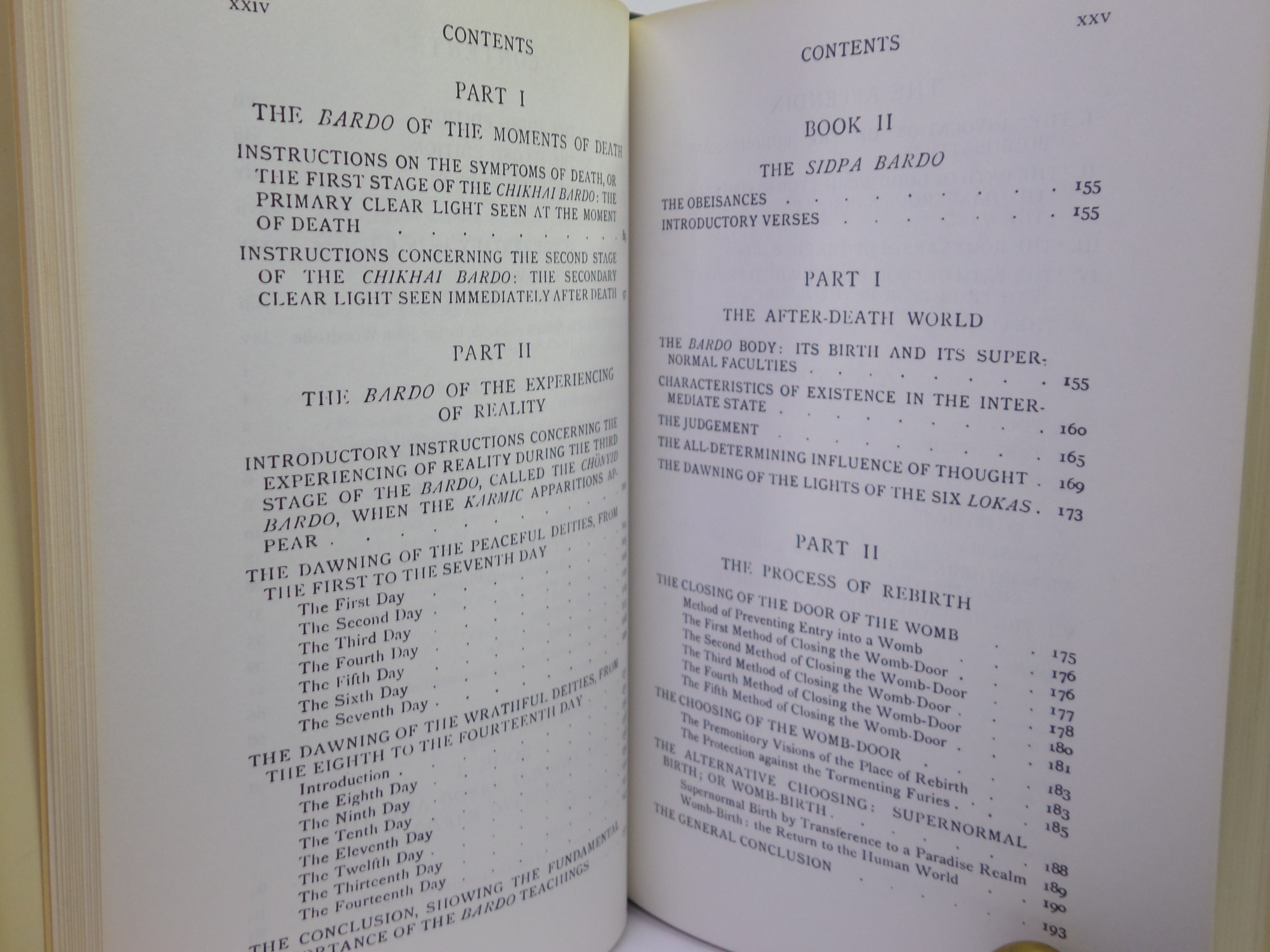 THE TIBETAN BOOK OF THE DEAD BY W. Y. EVANS-WENTZ 1974 HARDCOVER