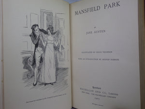 MANSFIELD PARK BY JANE AUSTEN 1901 LEATHER BINDING