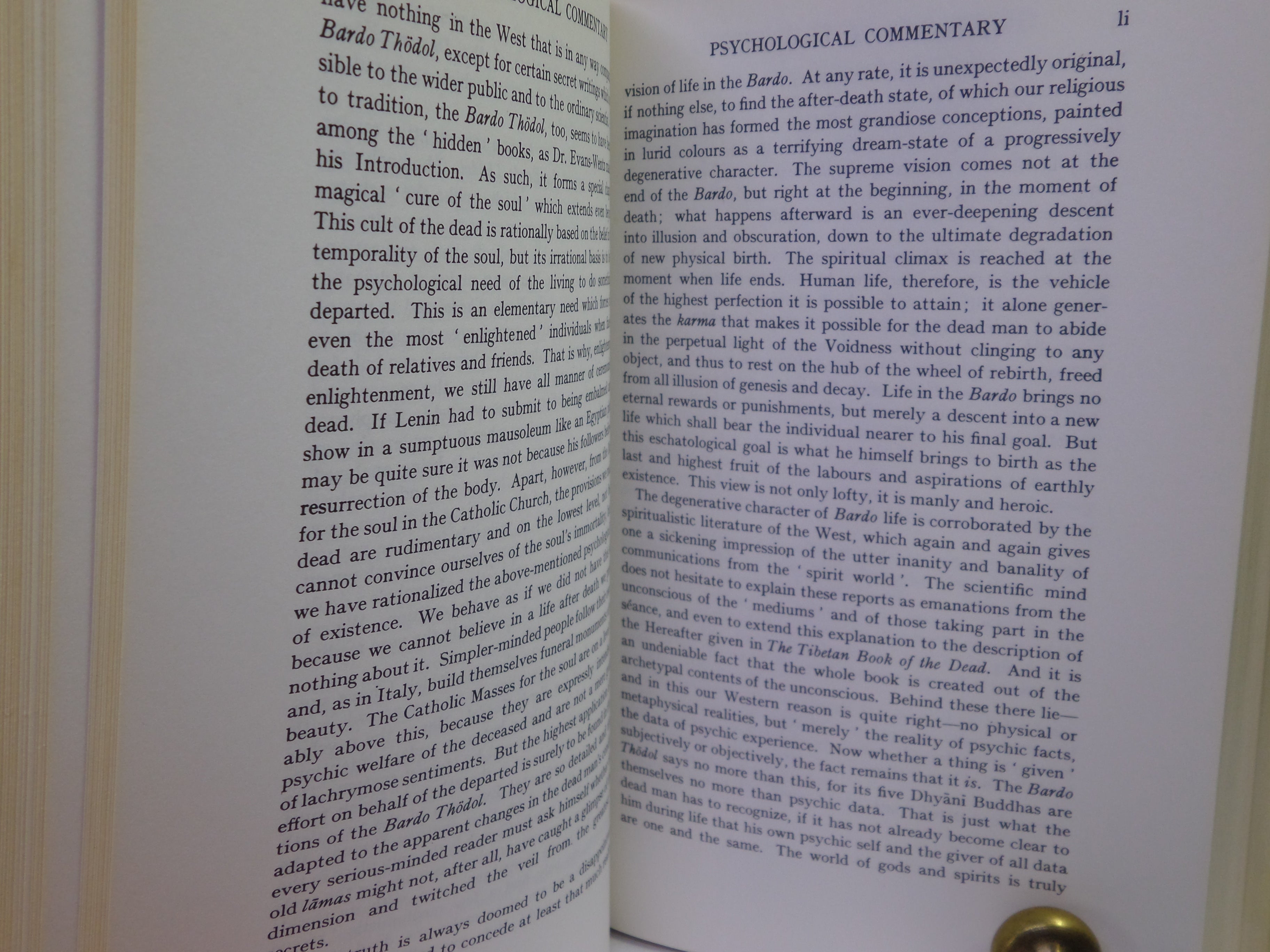 THE TIBETAN BOOK OF THE DEAD BY W. Y. EVANS-WENTZ 1974 HARDCOVER