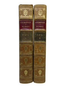 T LUCRETI CARI DE RERUM NATURA EDITED BY H.A.J. MUNRO 1893 TITUS LUCRETIUS CARUS