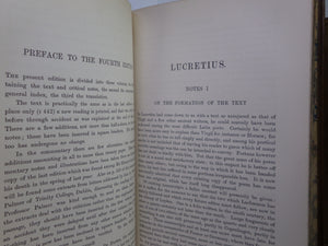 T LUCRETI CARI DE RERUM NATURA EDITED BY H.A.J. MUNRO 1893 TITUS LUCRETIUS CARUS