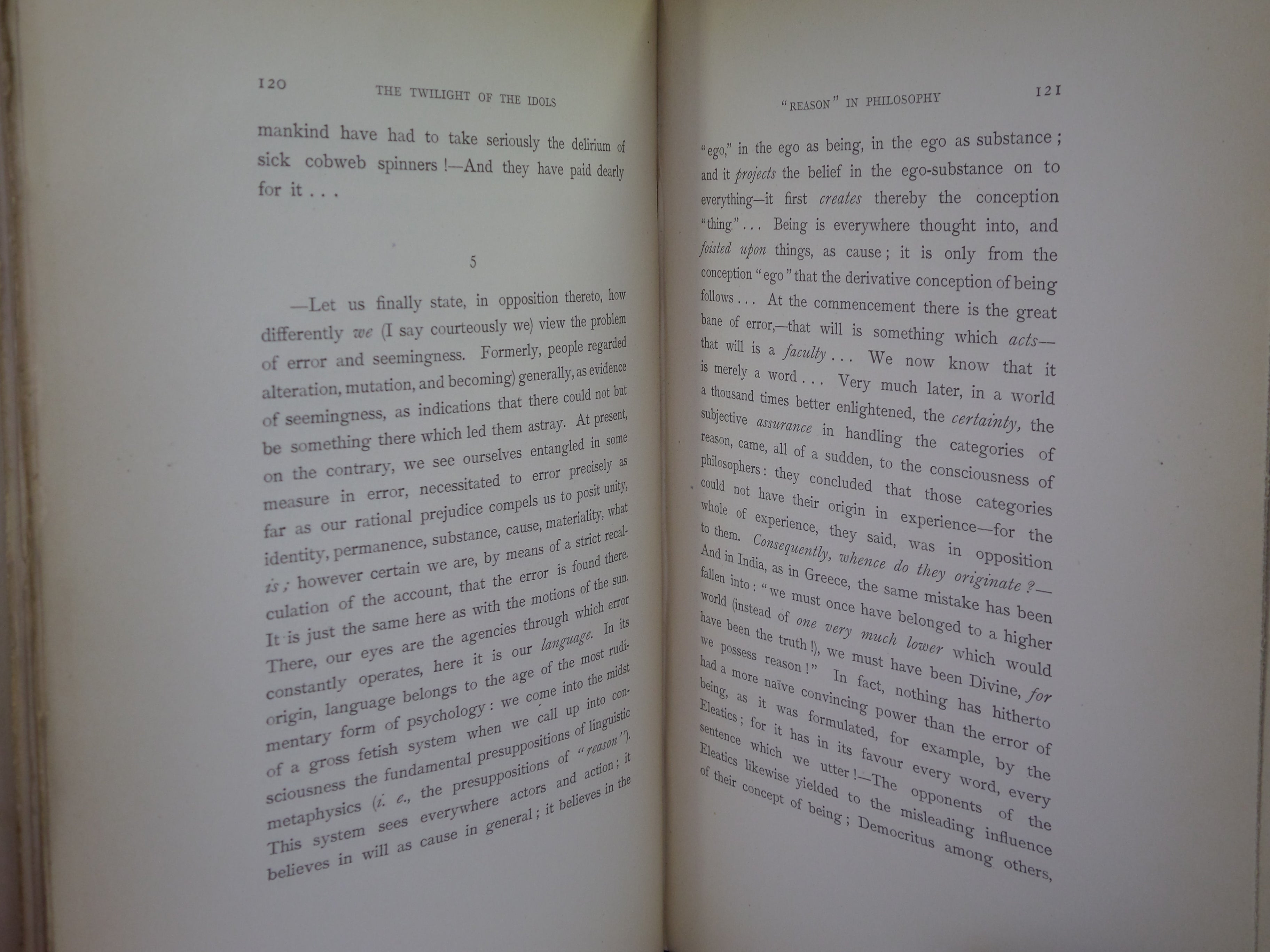 CASE OF WAGNER; NIETZSCHE CONTRA WAGNER; TWILIGHT OF THE IDOLS; ANTICHRIST 1899 FRIEDRICH NIETZSCHE