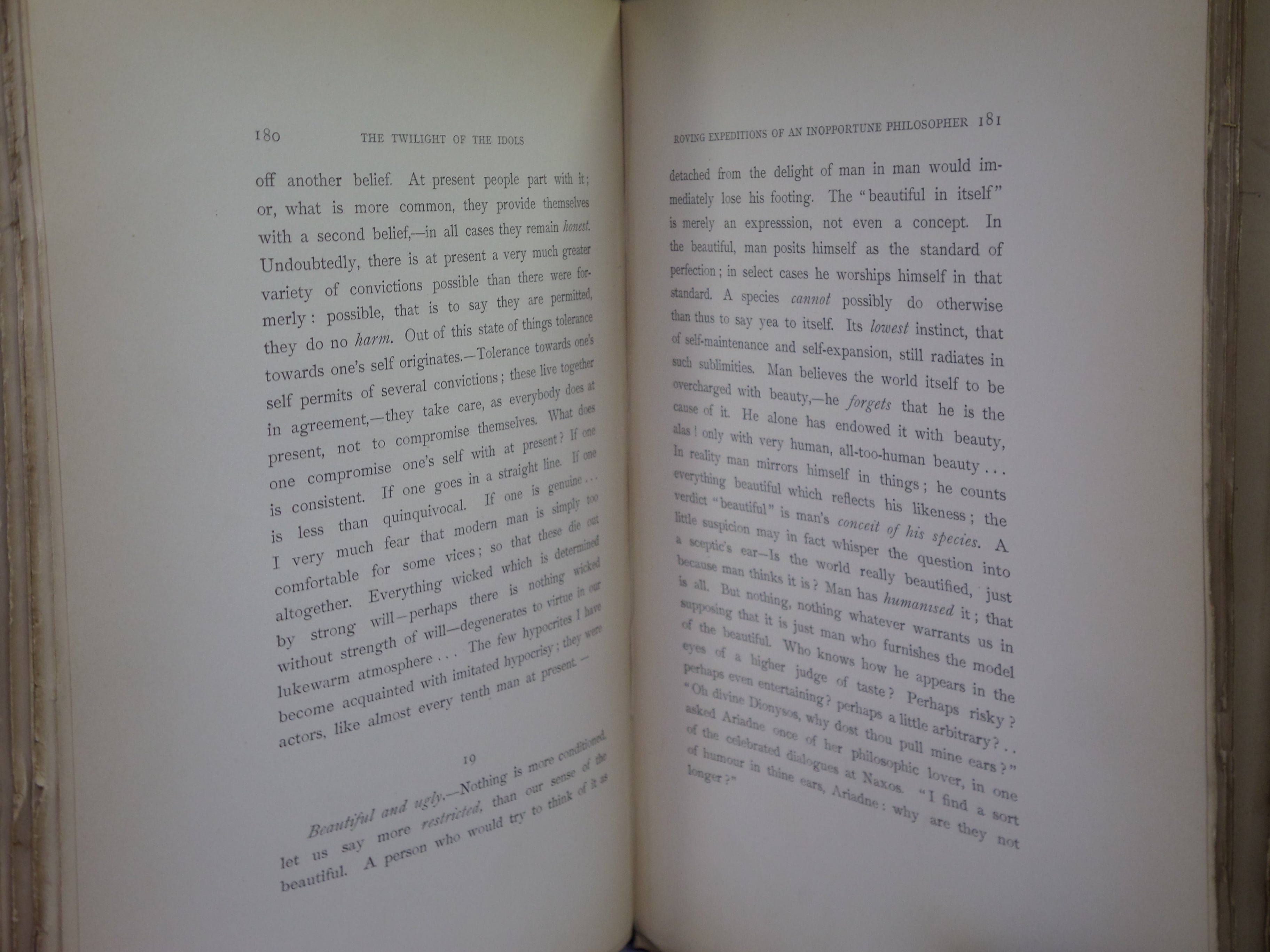 CASE OF WAGNER; NIETZSCHE CONTRA WAGNER; TWILIGHT OF THE IDOLS; ANTICHRIST 1899 FRIEDRICH NIETZSCHE