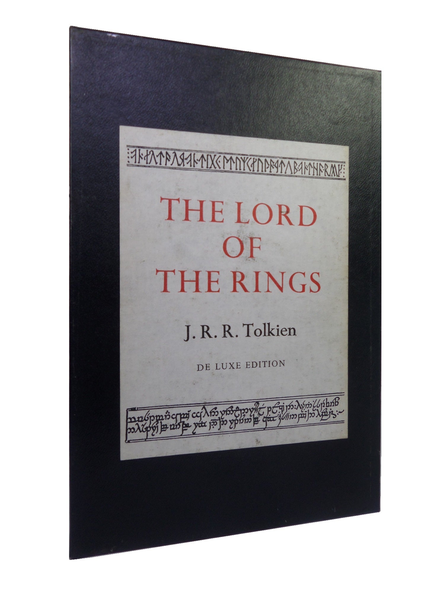 THE LORD OF THE RINGS TRILOGY BY J.R.R. TOLKIEN 1982 DELUXE EDITION