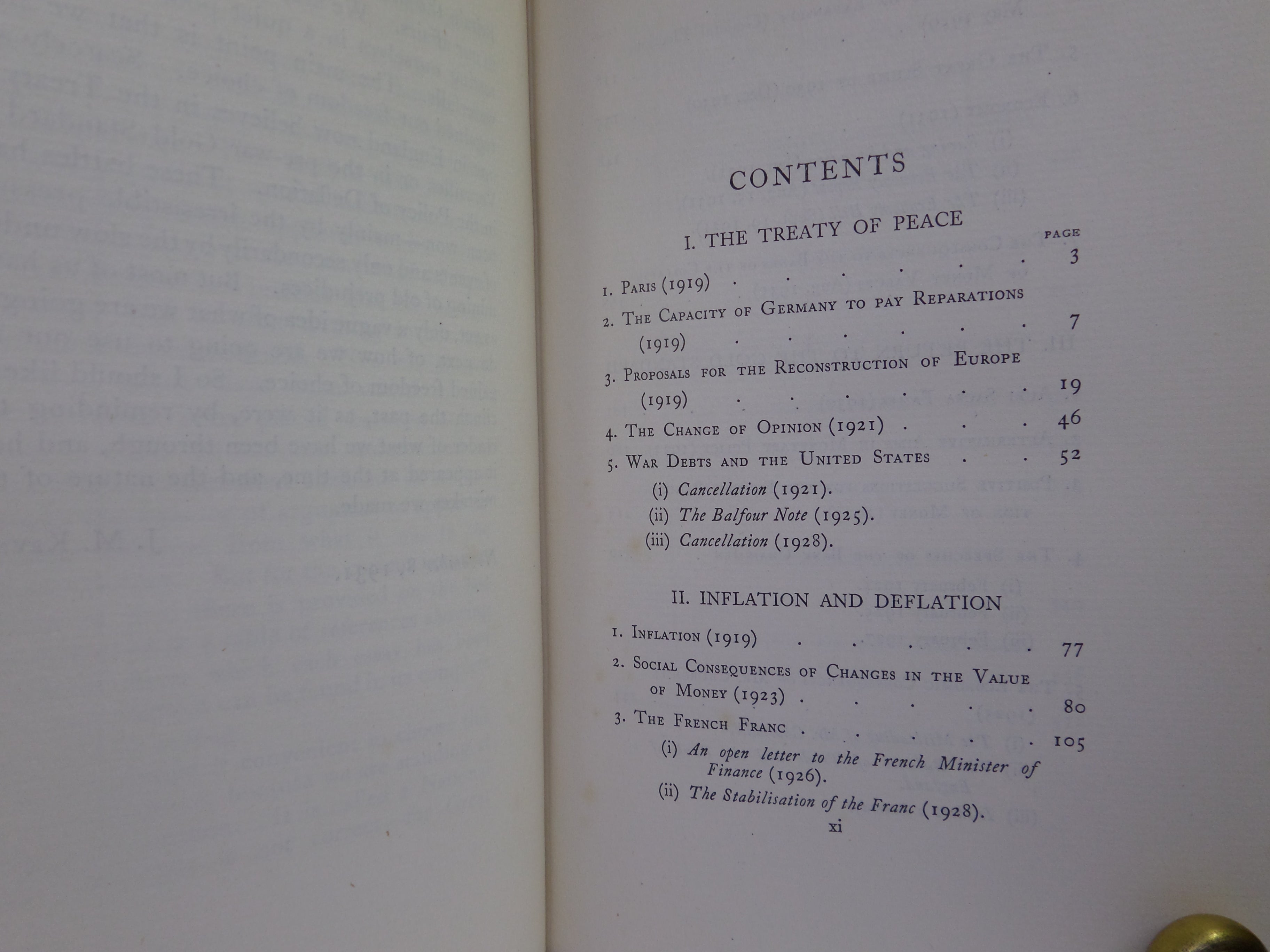 ESSAYS IN PERSUASION BY JOHN MAYNARD KEYNES 1931 FIRST EDITION