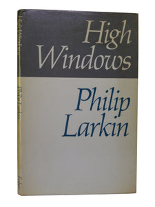 HIGH WINDOWS BY PHILIP LARKIN 1974 FIRST EDITION