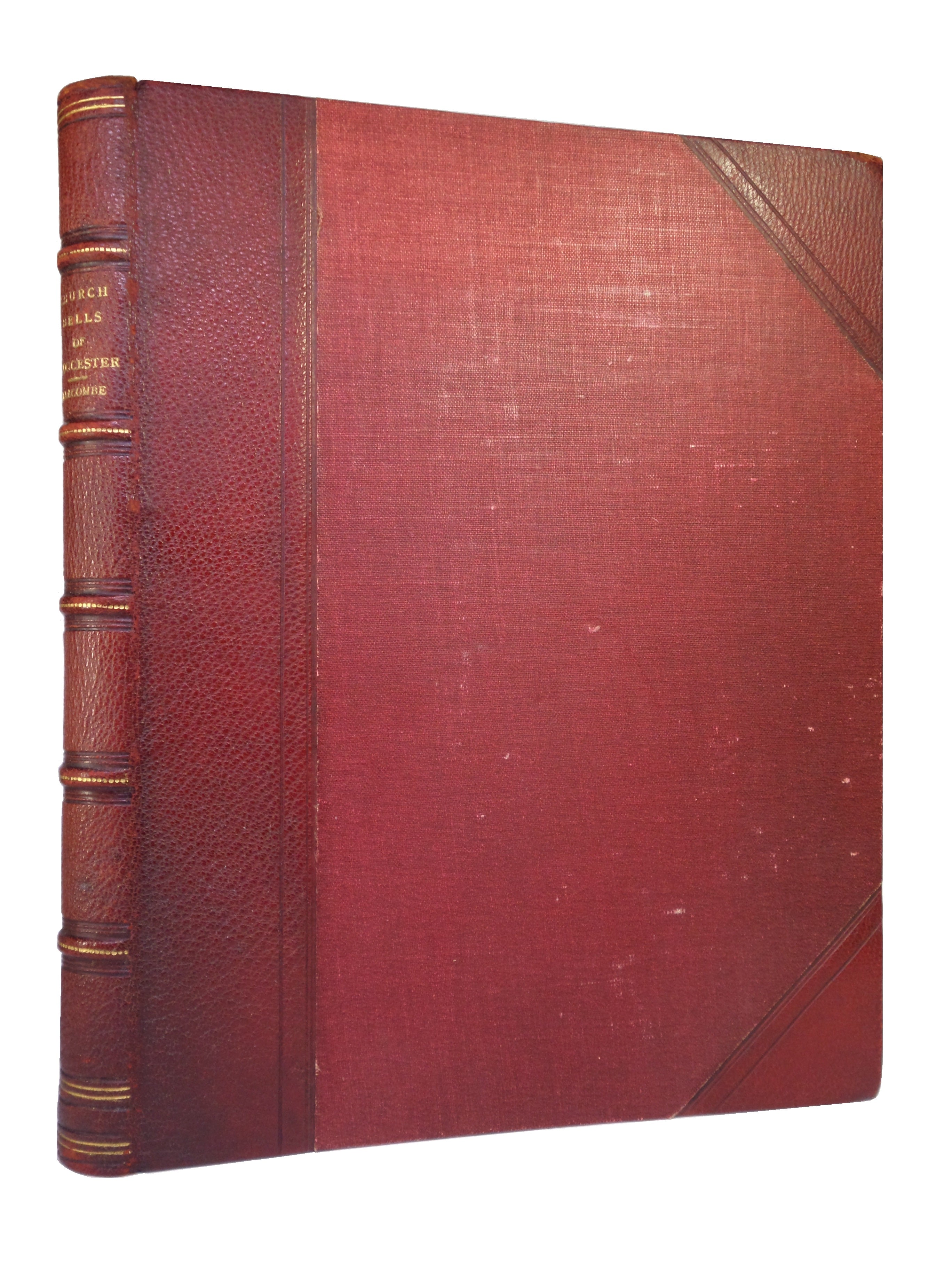 THE CHURCH BELLS OF GLOUCESTERSHIRE BY H.T. ELLACOMBE 1881 LEATHER BINDING