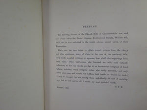 THE CHURCH BELLS OF GLOUCESTERSHIRE BY H.T. ELLACOMBE 1881 LEATHER BINDING