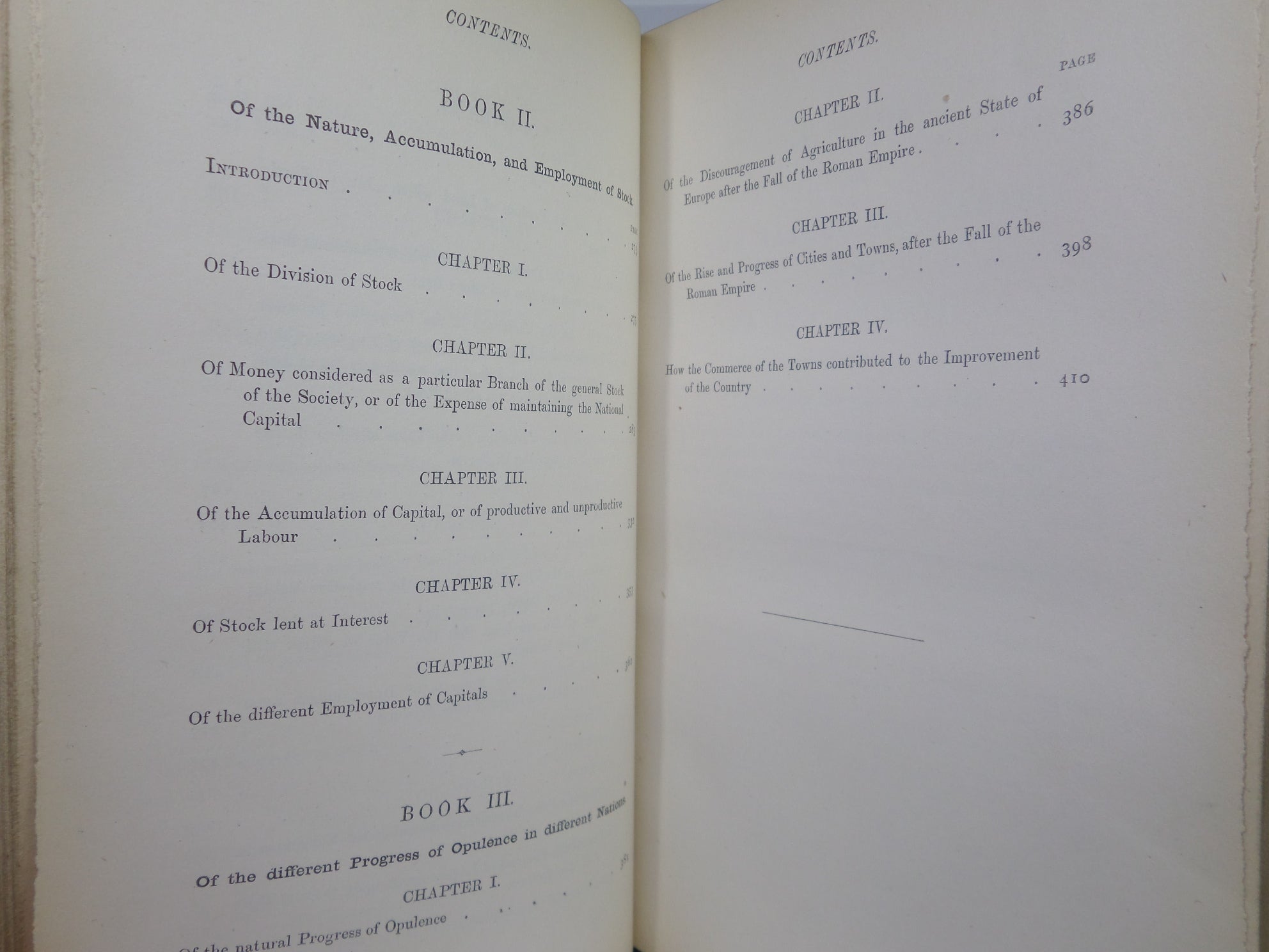 THE WEALTH OF NATIONS BY ADAM SMITH 1880 IN TWO VOLUMES BOUND BY BAYNTUN [RIVIERE]