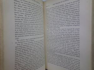 THE WEALTH OF NATIONS BY ADAM SMITH 1880 IN TWO VOLUMES BOUND BY BAYNTUN [RIVIERE]