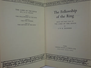 THE FELLOWSHIP OF THE RING - LORD OF THE RINGS 1966 J.R.R. TOLKIEN 1ST ED. 15TH IMP.