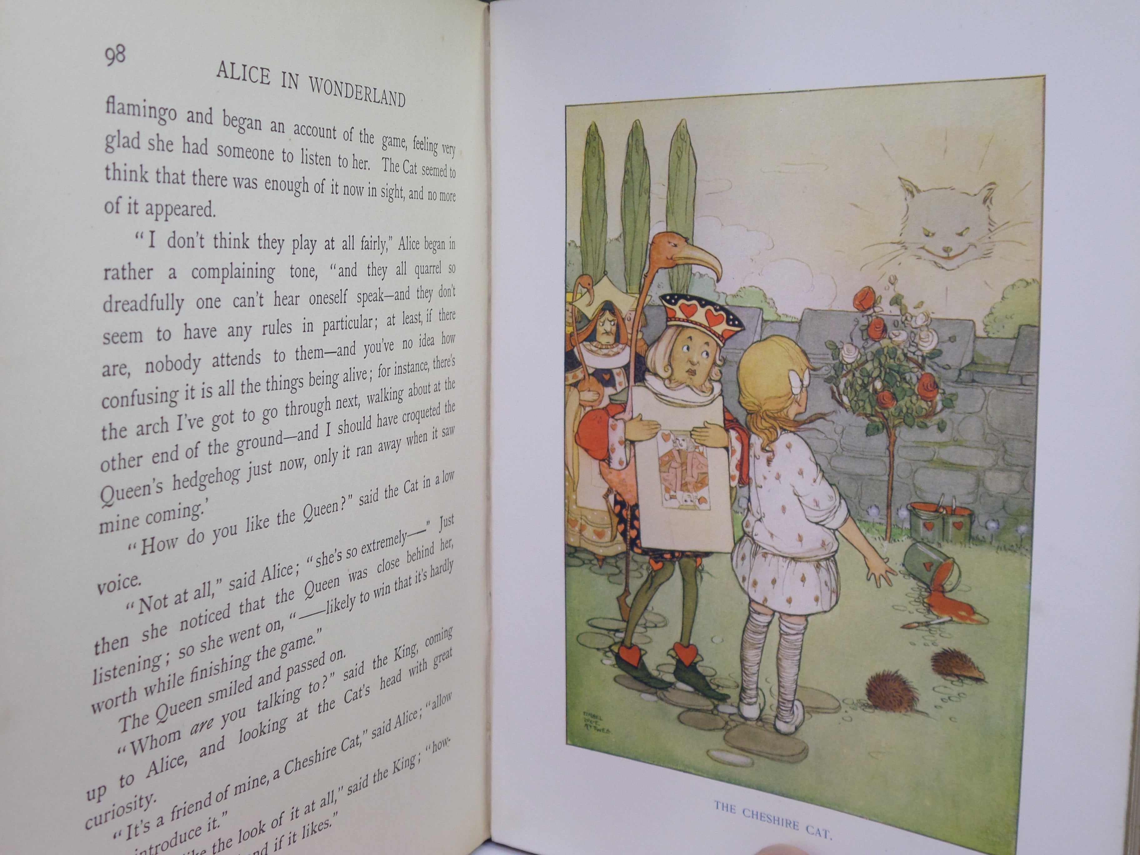 ALICE IN WONDERLAND BY LEWIS CARROLL, ILLUSTRATED BY MABEL LUCIE ATWELL CA.1910