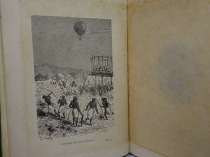 FIVE WEEKS IN A BALLOON BY JULES VERNE 1887 SIXTH EDITION