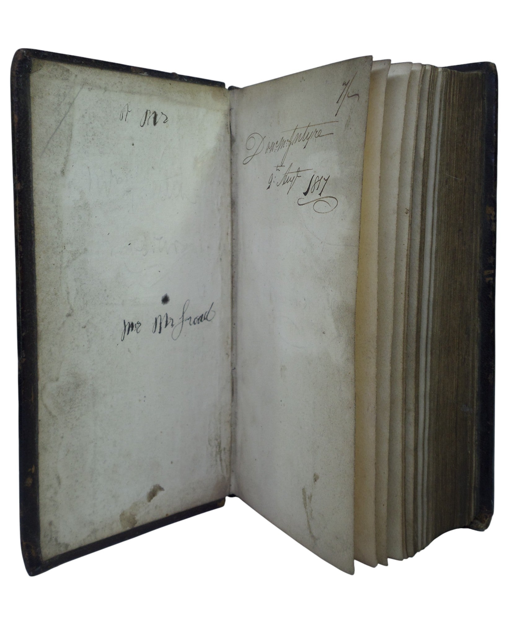 THE PILGRIM'S PROGRESS BY JOHN BUNYAN 1815 LEATHER BINDING