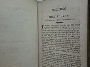 THE PILGRIM'S PROGRESS BY JOHN BUNYAN 1815 LEATHER BINDING