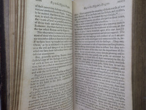 THE PILGRIM'S PROGRESS BY JOHN BUNYAN 1815 LEATHER BINDING