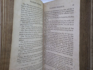 THE PILGRIM'S PROGRESS BY JOHN BUNYAN 1815 LEATHER BINDING