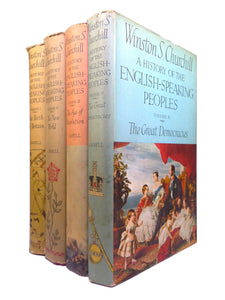 CHURCHILL'S HISTORY OF THE ENGLISH SPEAKING PEOPLES 1956-1958 FIRST EDITION SET