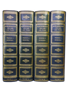 MARLBOROUGH HIS LIFE AND TIMES BY WINSTON S. CHURCHILL 1934-38 DELUXE BINDING