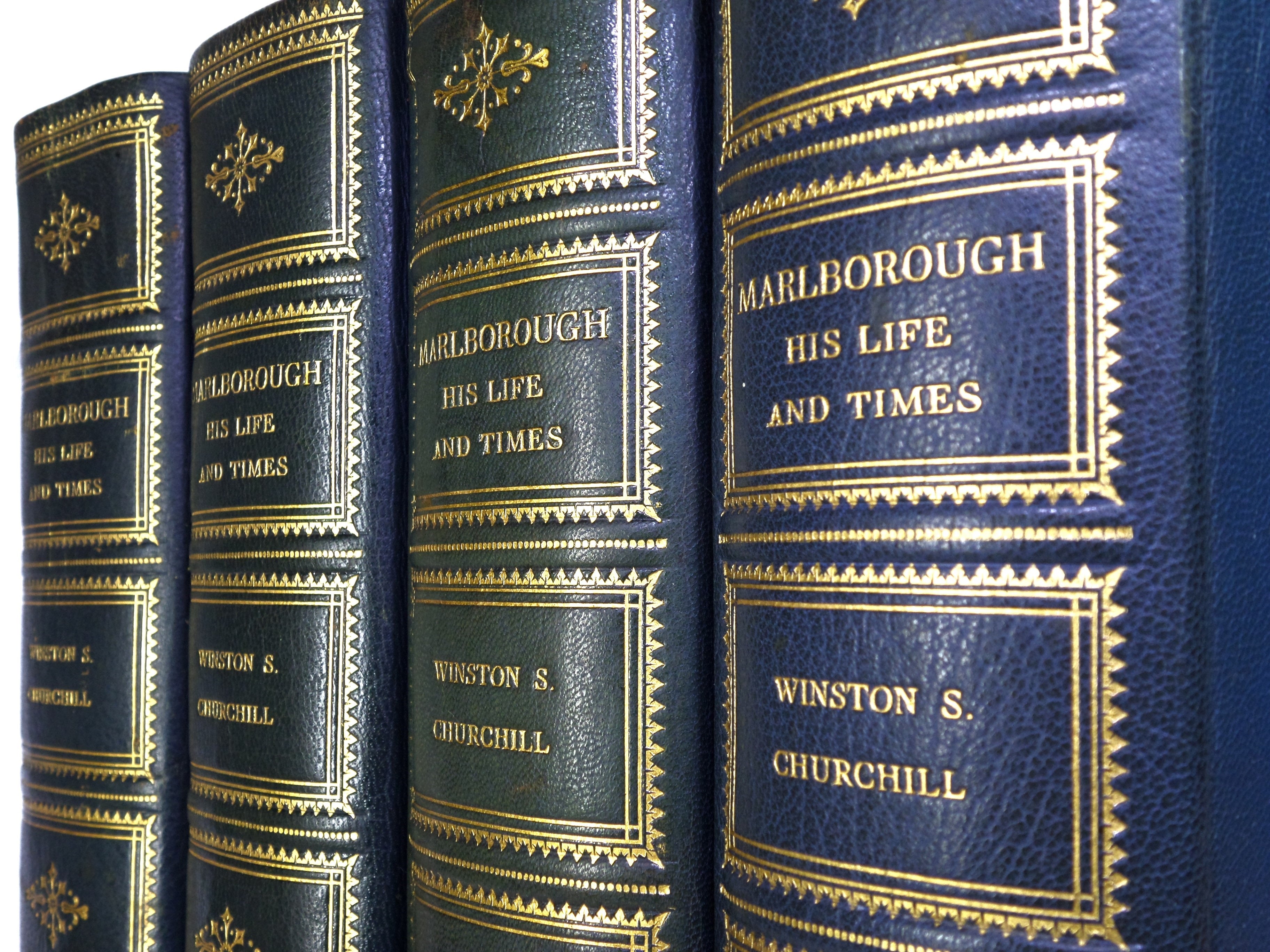 MARLBOROUGH HIS LIFE AND TIMES BY WINSTON S. CHURCHILL 1934-38 DELUXE BINDING