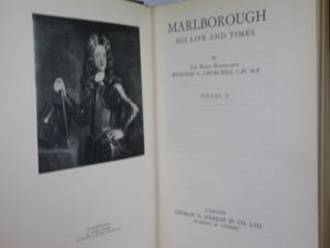 MARLBOROUGH HIS LIFE AND TIMES BY WINSTON S. CHURCHILL 1934-38 DELUXE BINDING