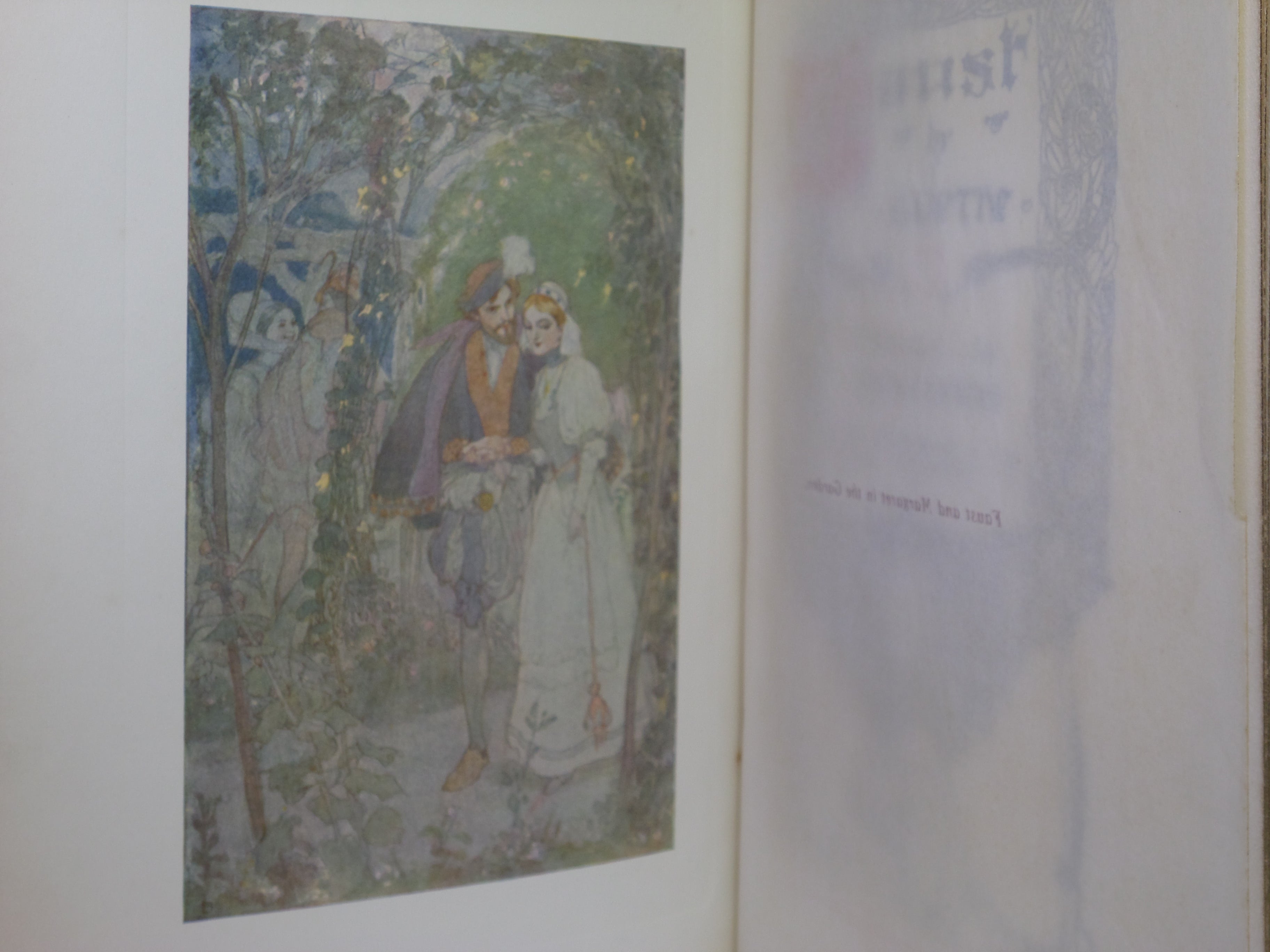 FAUST BY GOETHE I908 LLUSTRATED BY WILLY POGANY, FINE BINDING BY HENRY SOTHERAN