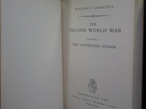 THE SECOND WORLD WAR BY WINSTON S. CHURCHILL 1948-1954 FIRST EDITION LEATHER BOUND SET