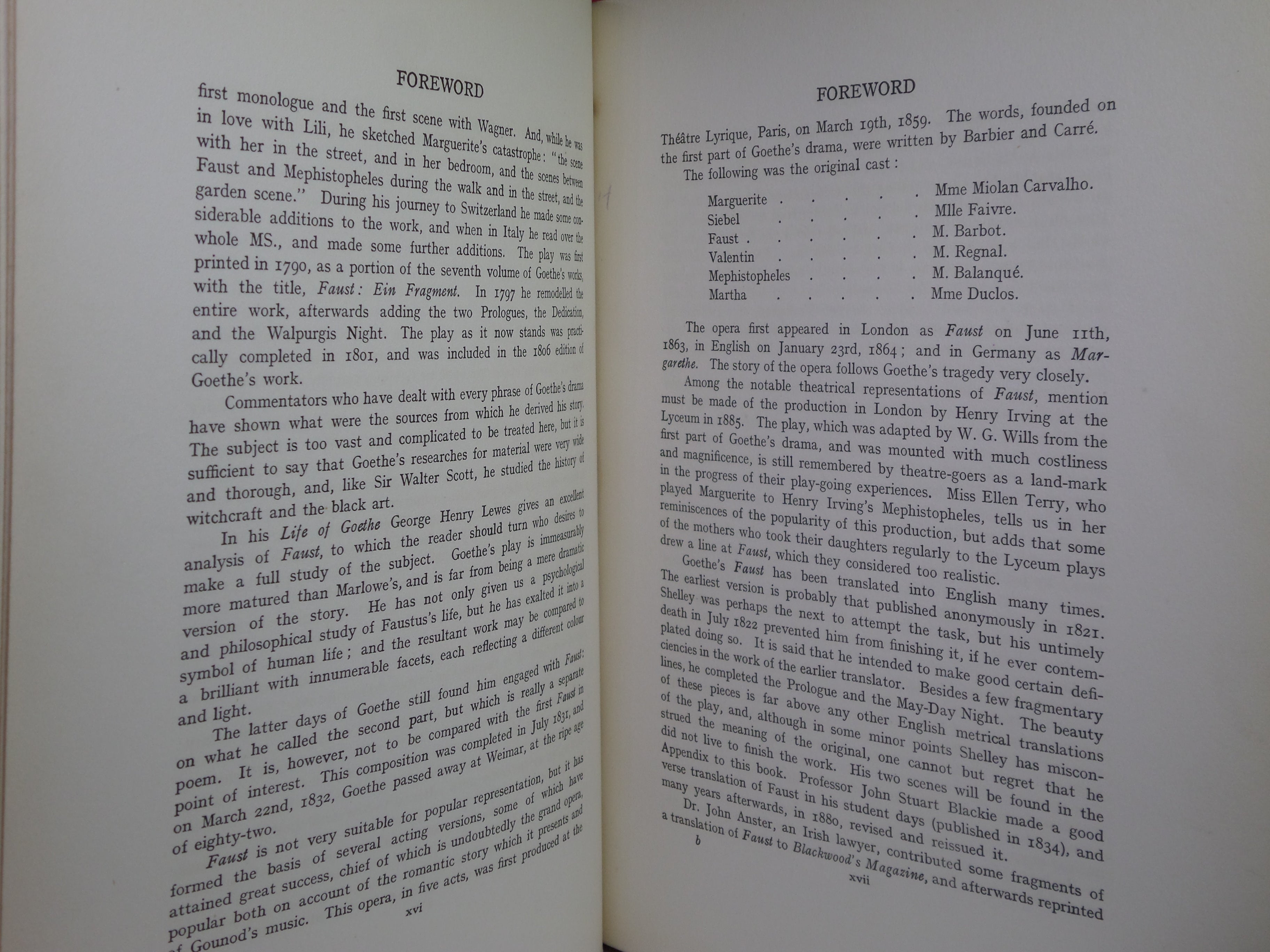 FAUST BY GOETHE I908 LLUSTRATED BY WILLY POGANY, FINE BINDING BY HENRY SOTHERAN