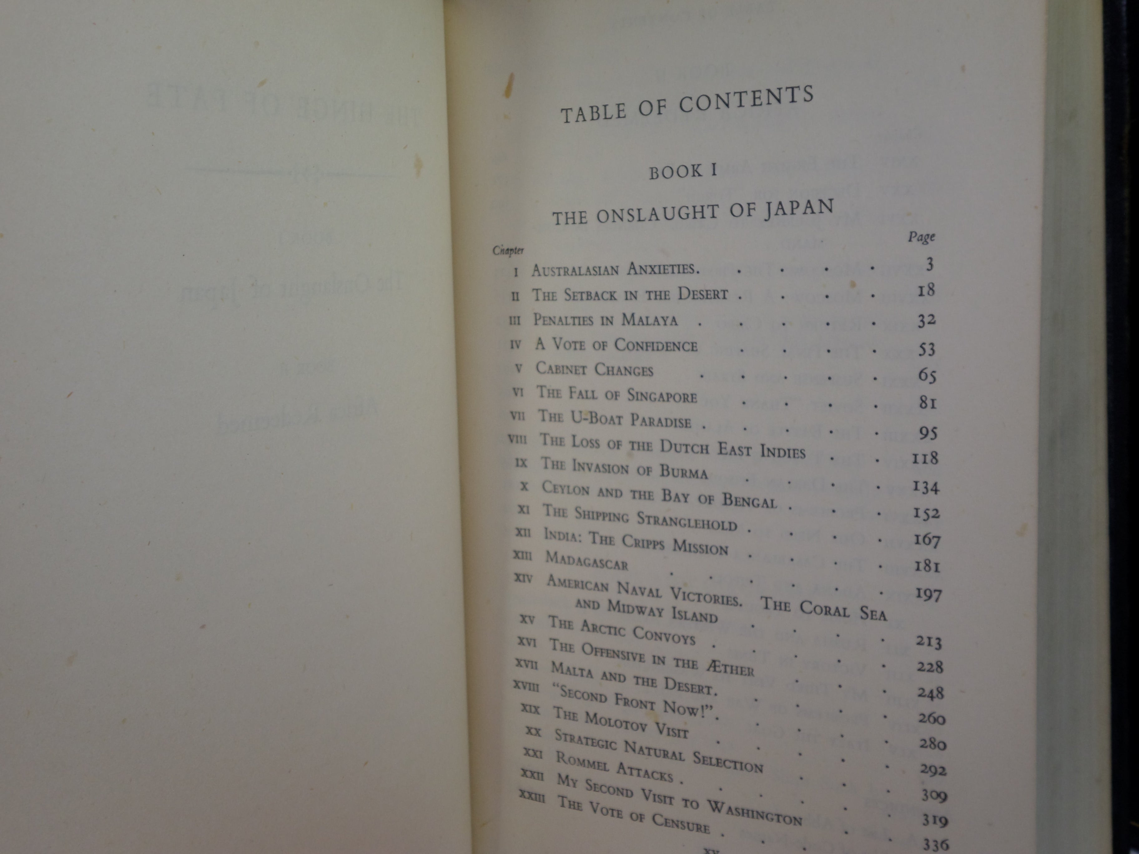 THE SECOND WORLD WAR BY WINSTON S. CHURCHILL 1948-1954 FIRST EDITION LEATHER BOUND SET