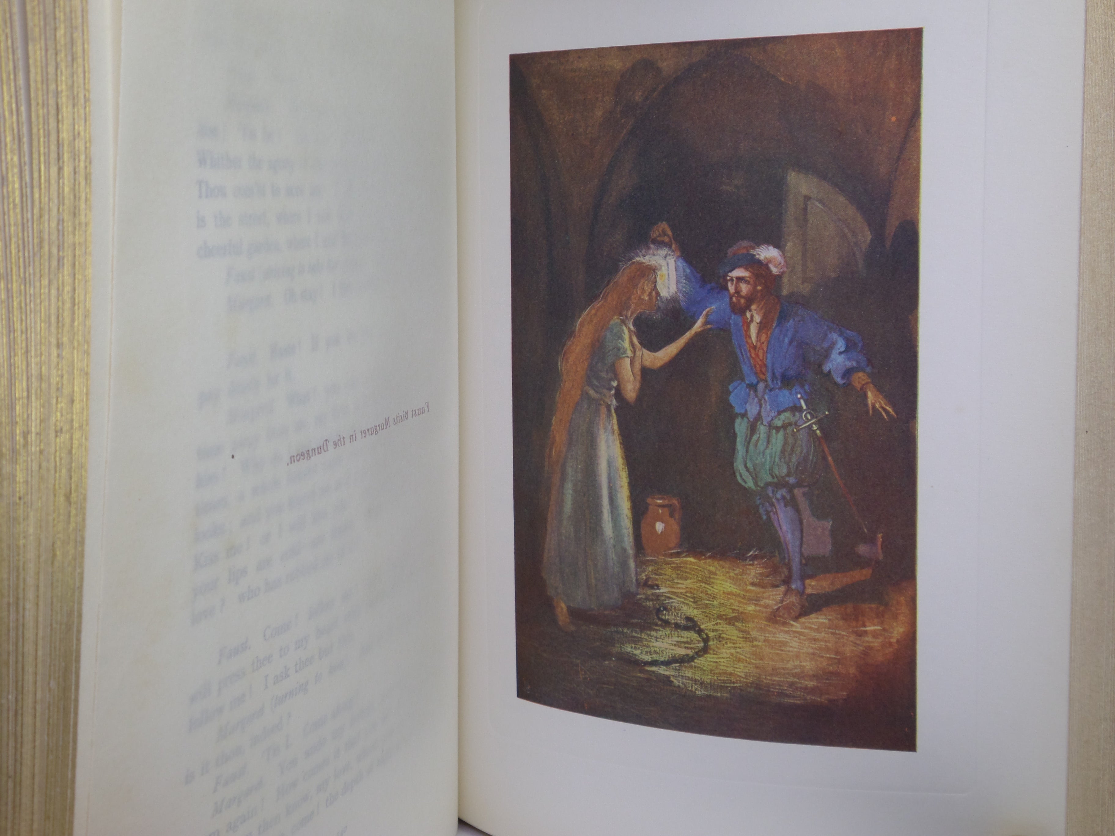FAUST BY GOETHE I908 LLUSTRATED BY WILLY POGANY, FINE BINDING BY HENRY SOTHERAN