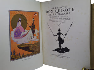 THE HISTORY OF DON QUIXOTE DE LA MANCHA BY MIGUEL DE CERVANTES 1922 FINE BINDING