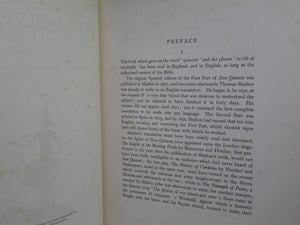 THE HISTORY OF DON QUIXOTE DE LA MANCHA BY MIGUEL DE CERVANTES 1922 FINE BINDING