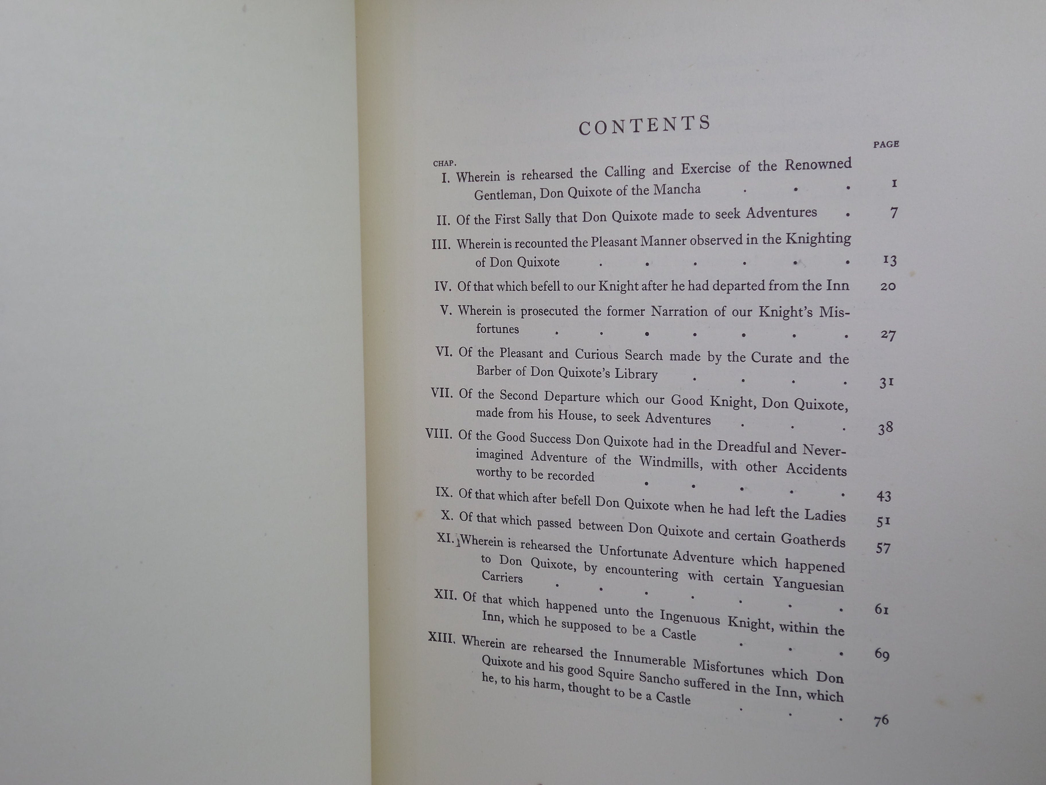THE HISTORY OF DON QUIXOTE DE LA MANCHA BY MIGUEL DE CERVANTES 1922 FINE BINDING