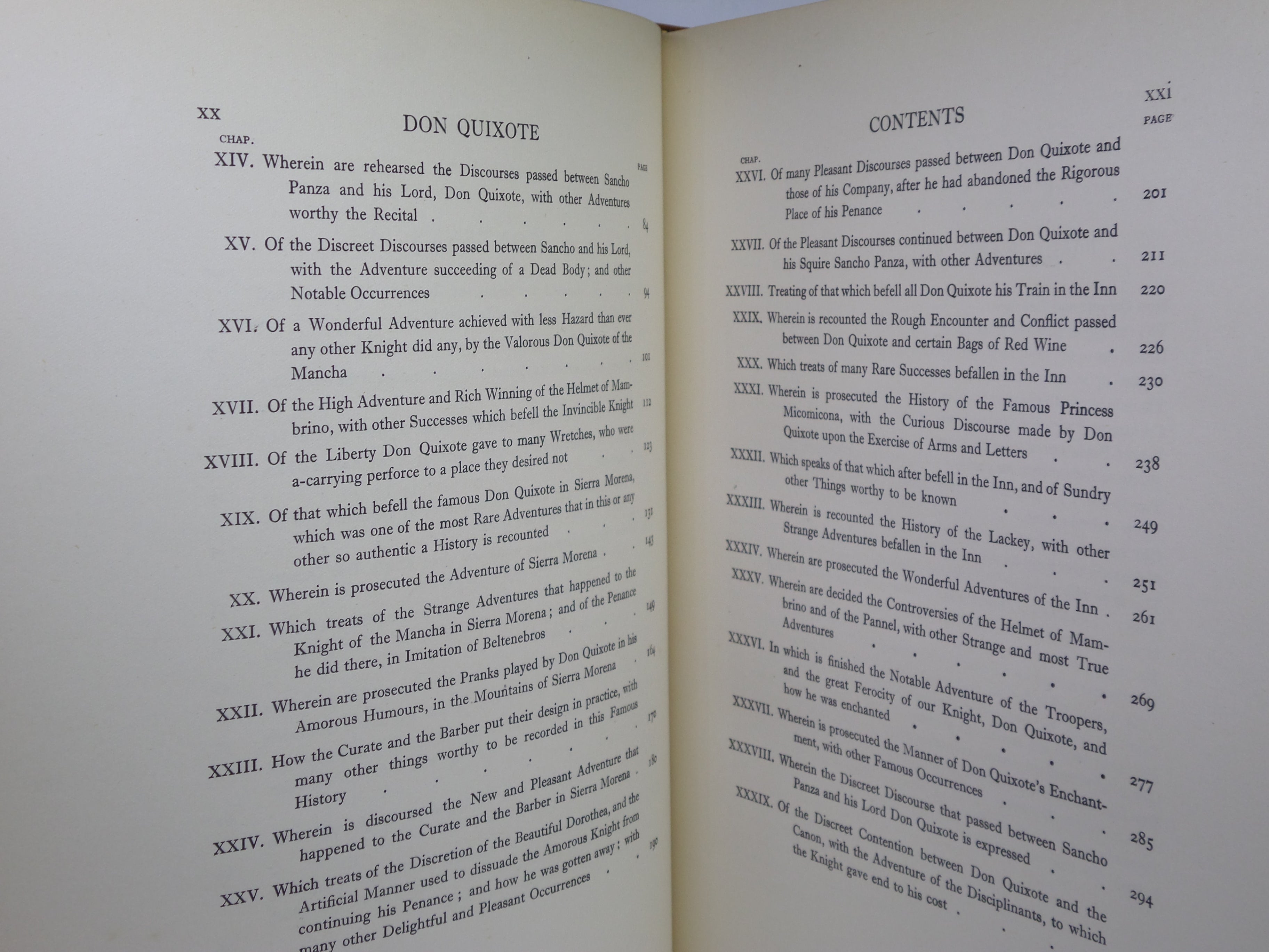 THE HISTORY OF DON QUIXOTE DE LA MANCHA BY MIGUEL DE CERVANTES 1922 FINE BINDING