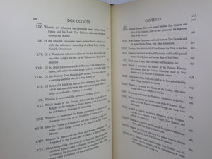 THE HISTORY OF DON QUIXOTE DE LA MANCHA BY MIGUEL DE CERVANTES 1922 FINE BINDING