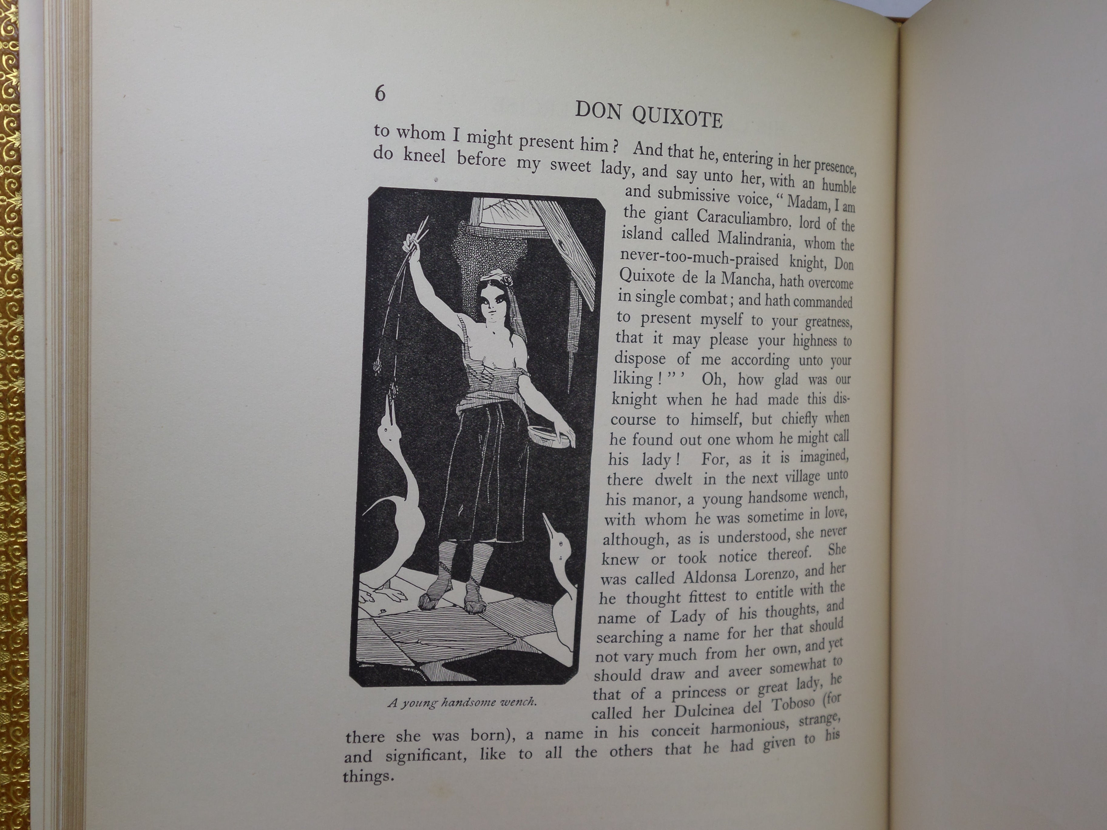 THE HISTORY OF DON QUIXOTE DE LA MANCHA BY MIGUEL DE CERVANTES 1922 FINE BINDING