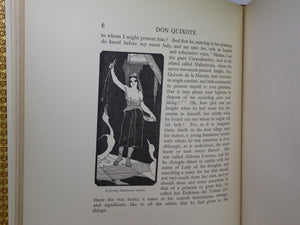 THE HISTORY OF DON QUIXOTE DE LA MANCHA BY MIGUEL DE CERVANTES 1922 FINE BINDING