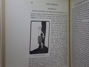 THE HISTORY OF DON QUIXOTE DE LA MANCHA BY MIGUEL DE CERVANTES 1922 FINE BINDING