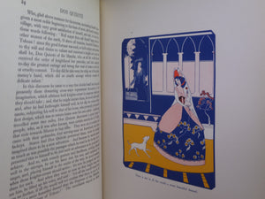 THE HISTORY OF DON QUIXOTE DE LA MANCHA BY MIGUEL DE CERVANTES 1922 FINE BINDING