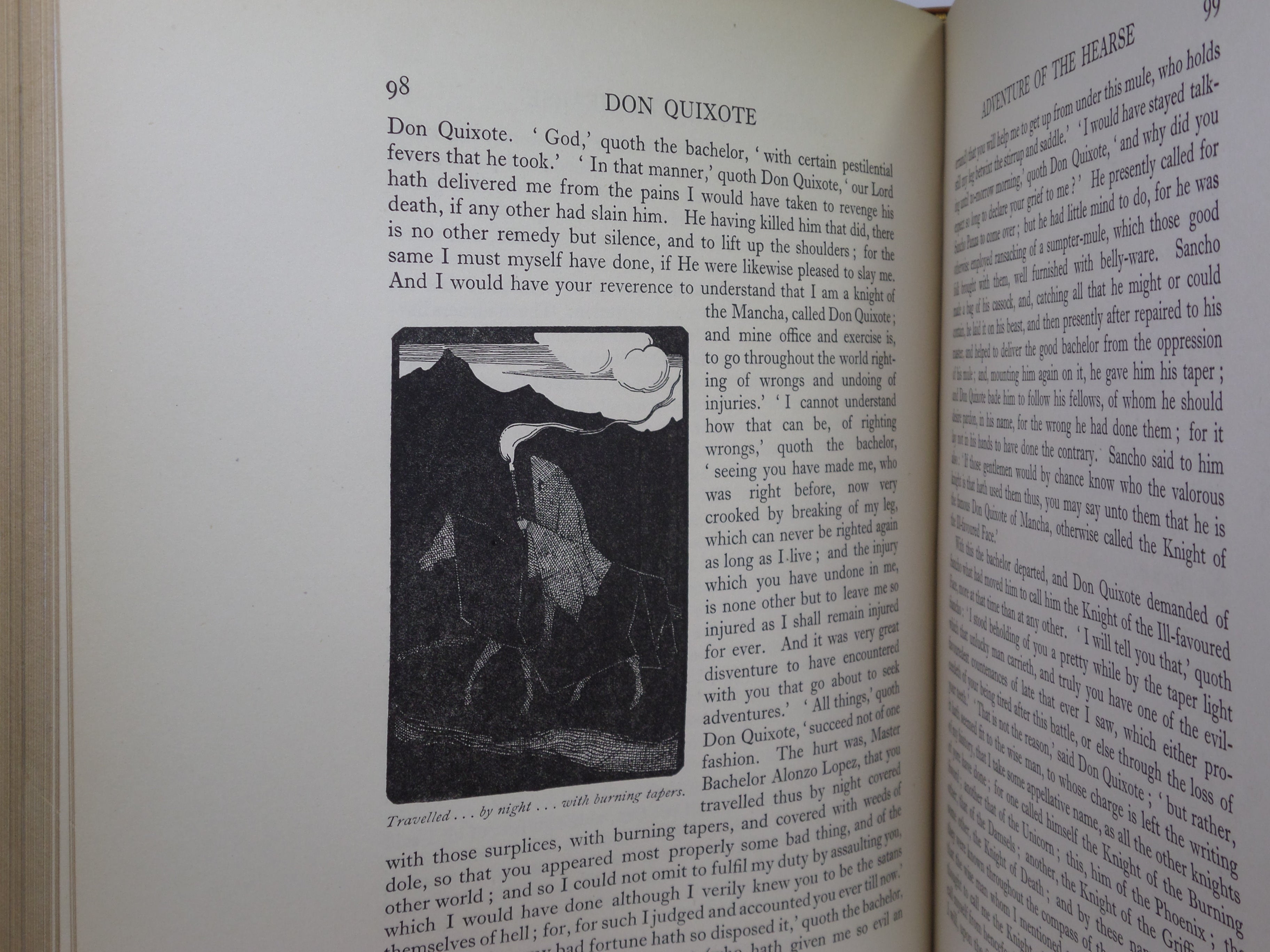 THE HISTORY OF DON QUIXOTE DE LA MANCHA BY MIGUEL DE CERVANTES 1922 FINE BINDING