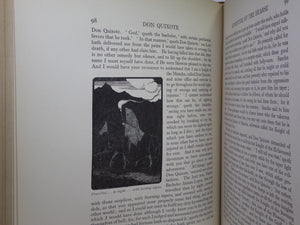 THE HISTORY OF DON QUIXOTE DE LA MANCHA BY MIGUEL DE CERVANTES 1922 FINE BINDING