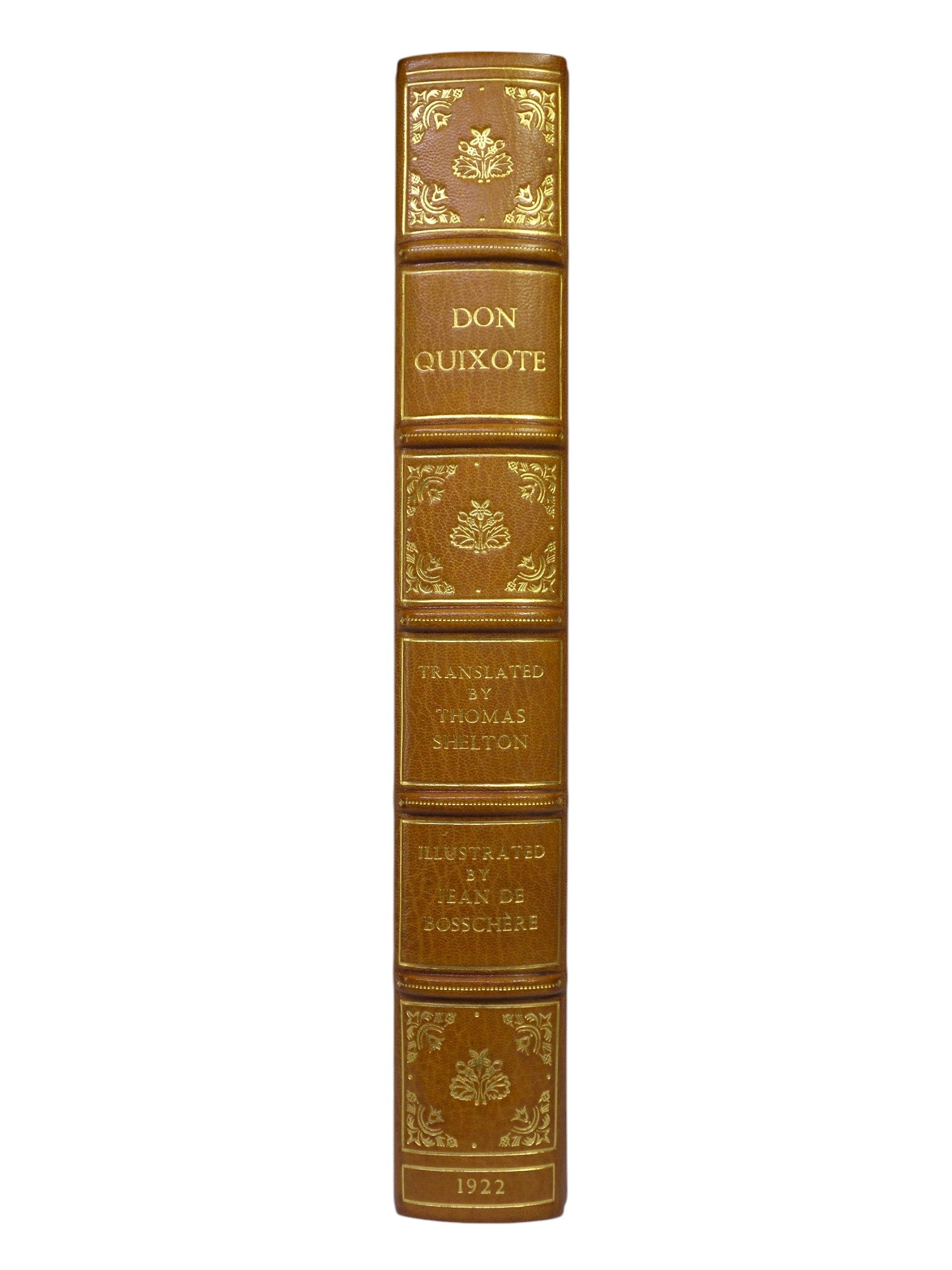 THE HISTORY OF DON QUIXOTE DE LA MANCHA BY MIGUEL DE CERVANTES 1922 FINE BINDING